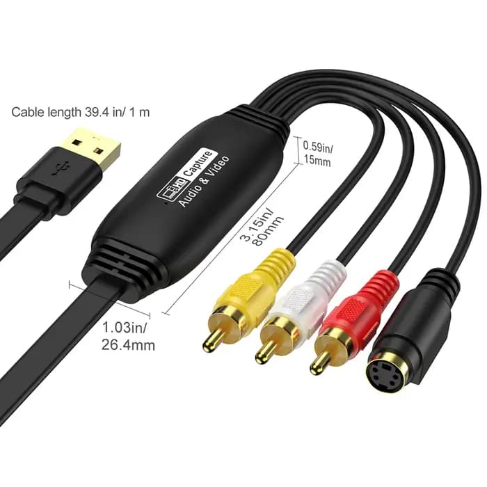 Convertisseur VHS vers numérique USB 2.0