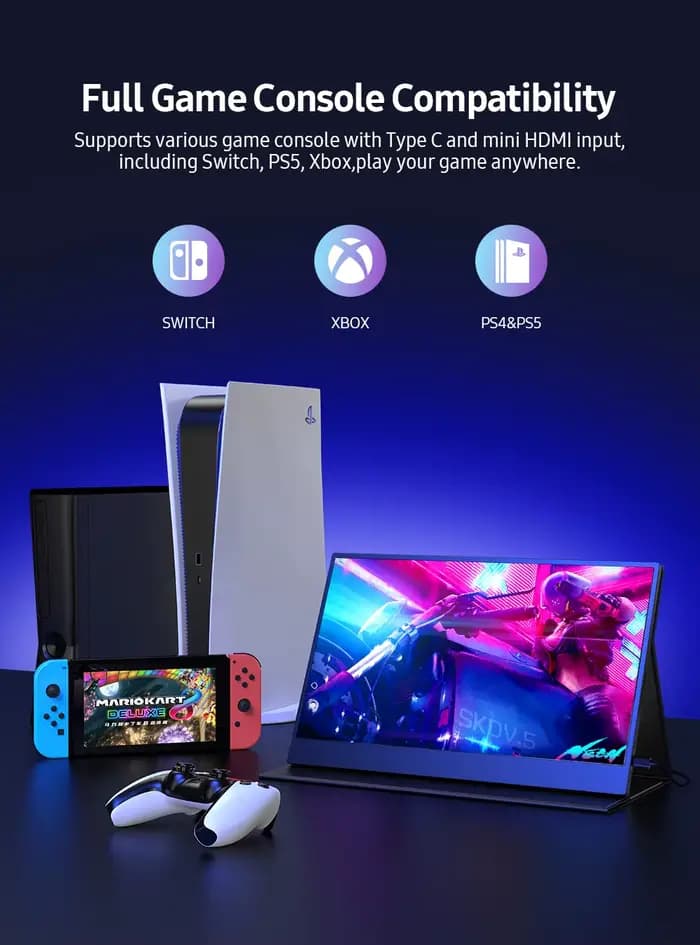 UPERFECT Touch E7 Écran tactile portable de 15