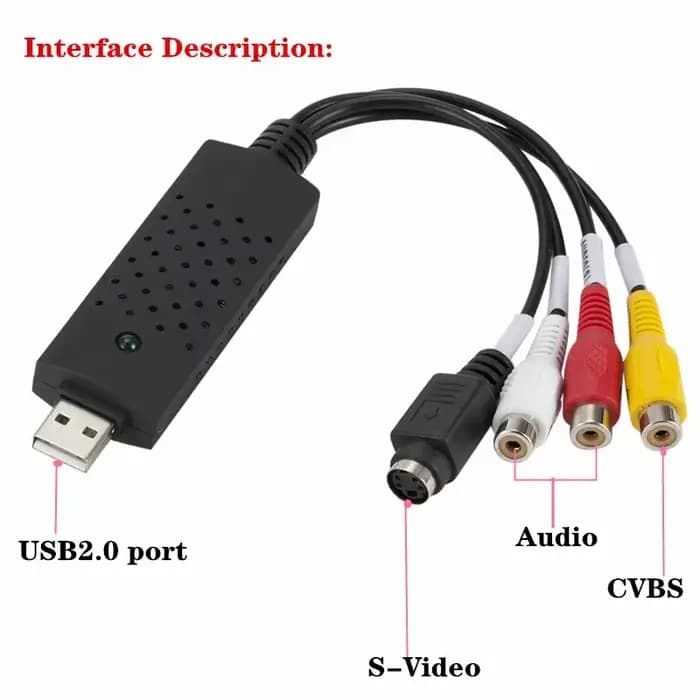 Carte Audio Easycap 4 canaux USB 2.0